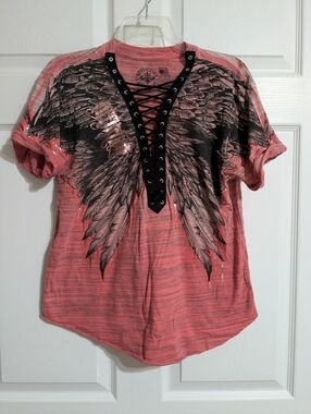 Affliction Live Fast Women's Top